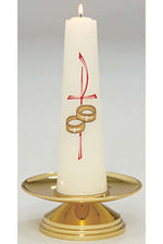 Wedding Candle Holder - MIK497-Church Life-Koley-Michigan Church Supply