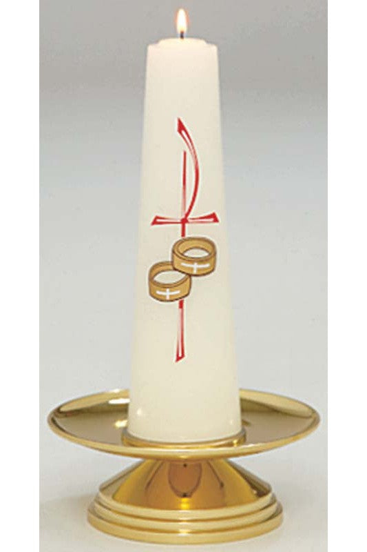 Wedding Candle Holder - MIK497-Church Life-Koley-Michigan Church Supply