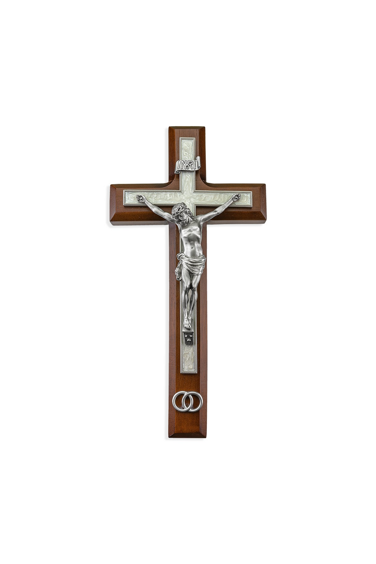 Wedding Crucifix - TA95P-10PW1-Inspirational Gifts-Hirten-Michigan Church Supply