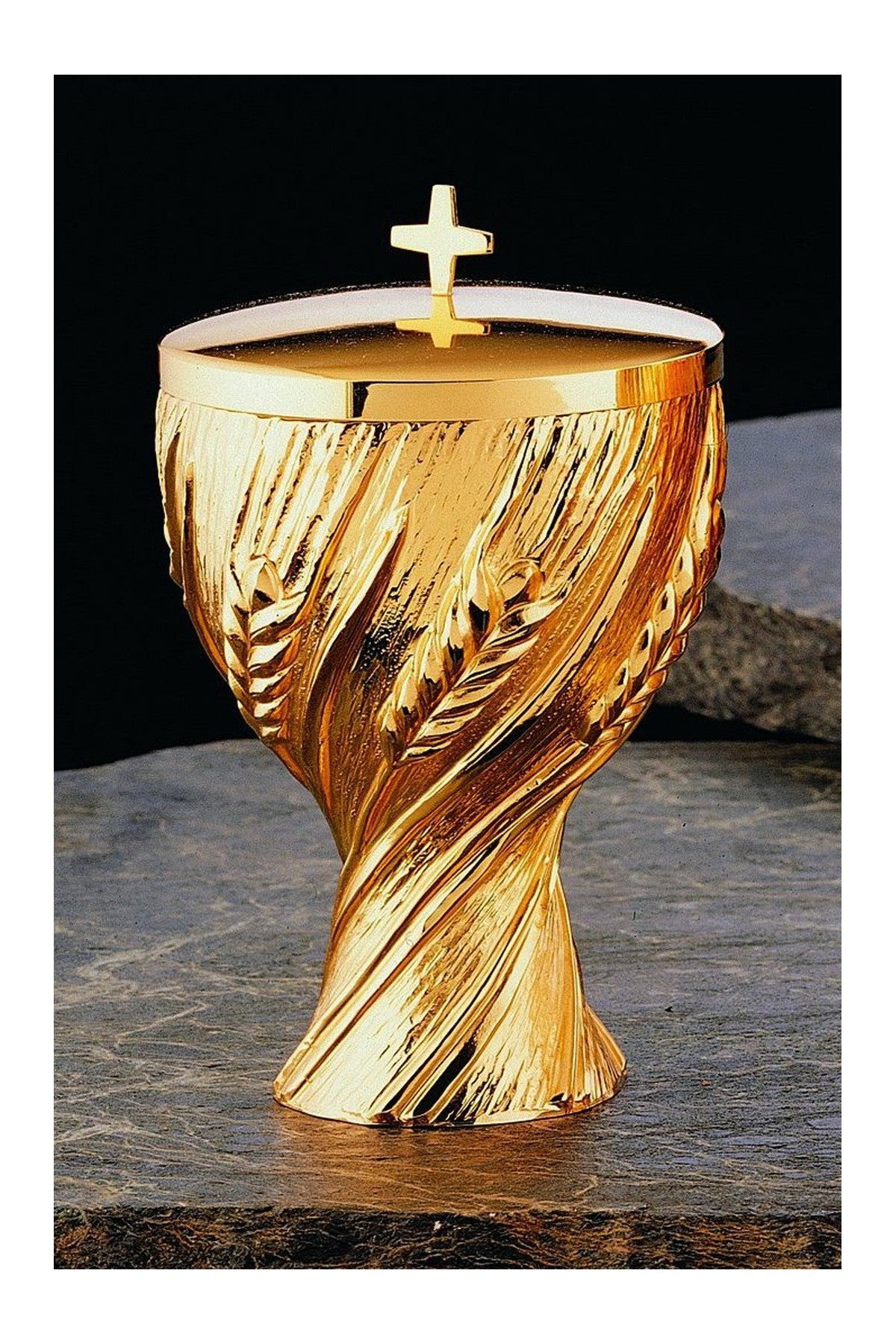 Wheat-themed Ciboria-EW5026-Church Life-Molina/Artistic Silver-Michigan Church Supply