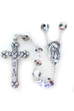 White Cloisonne Rosary - WOSR3998WHJC-Inspirational Gifts-Singer-Michigan Church Supply