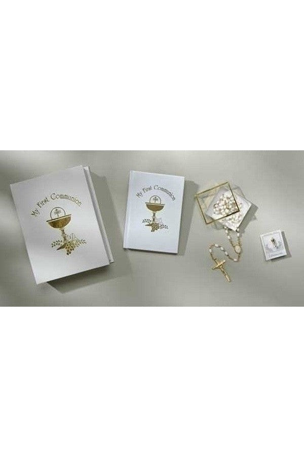 White Communion Folder: 4 Piece - LI12329-Inspirational Gifts-Roman, Inc-Michigan Church Supply