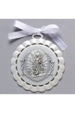 White Cradle Medal - LI43086-Inspirational Gifts-Roman, Inc-Michigan Church Supply