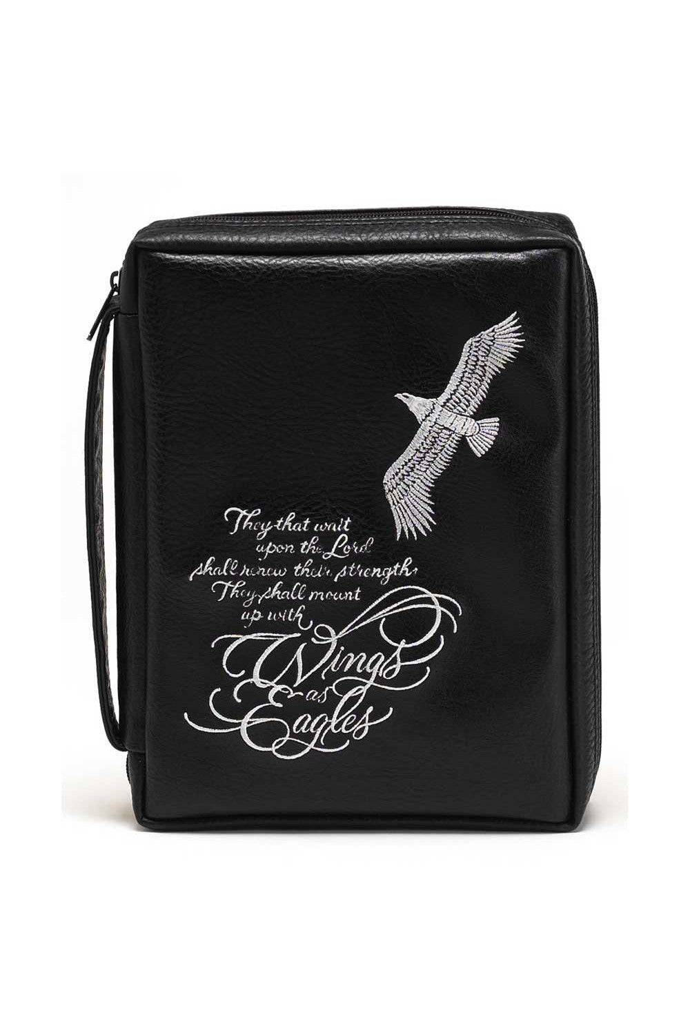 Wings as Eagles black Bible Case - HOBCV222-Inspirational Gifts-Dicksons Gifts-Michigan Church Supply