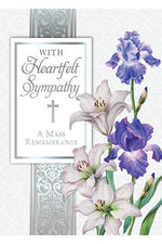 With Heartfelt Sympathy Mass Cards 100/BX - FQMA427-Church Life-Barton Cotton-Michigan Church Supply