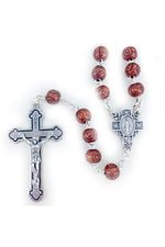 Wood Carved Rosary - WOSR4003JC-Inspirational Gifts-Singer-Michigan Church Supply