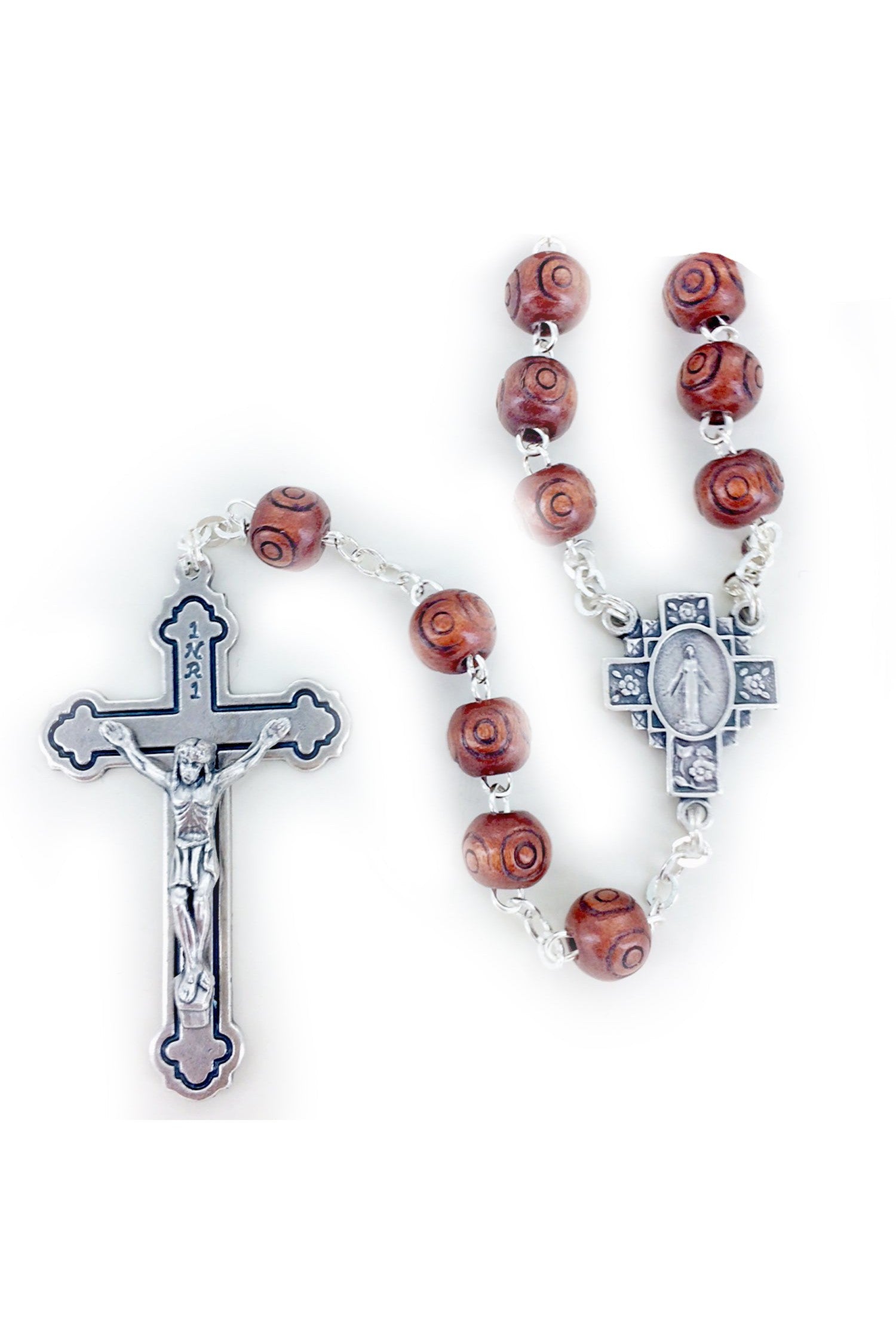 Wood Carved Rosary - WOSR4003JC-Inspirational Gifts-Singer-Michigan Church Supply