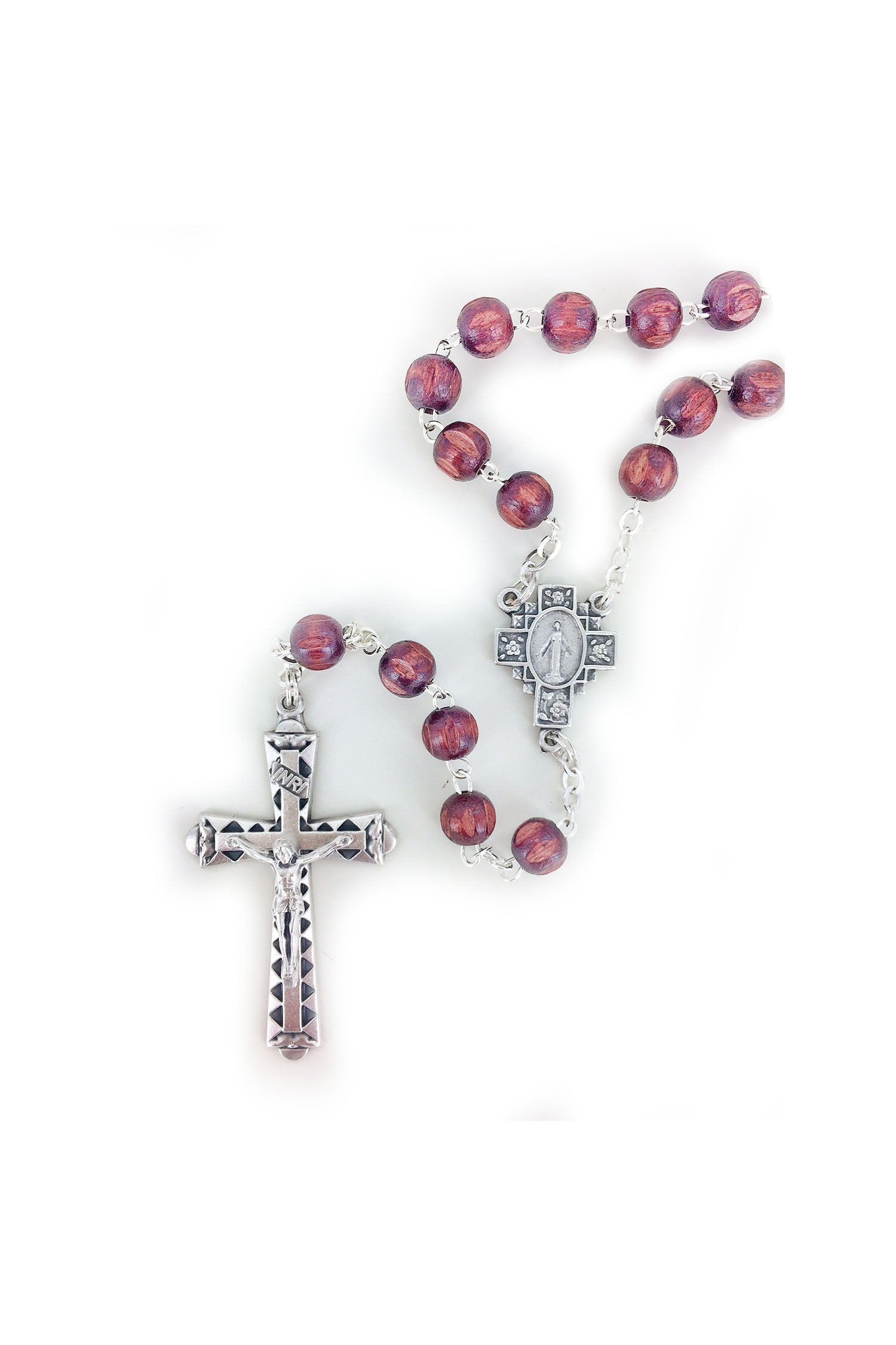 Wood Carved Rosary - WOSR4006JC-Inspirational Gifts-Singer-Michigan Church Supply