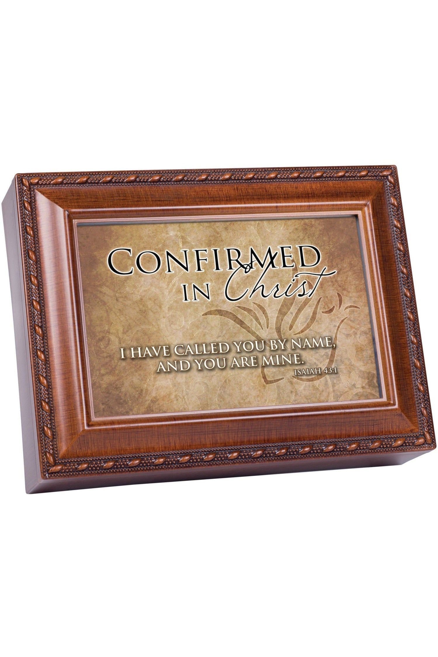 Wood Grain Music Box Confirmation - GPMBWBTHOU-Inspirational Gifts-Cottage Garden-Michigan Church Supply