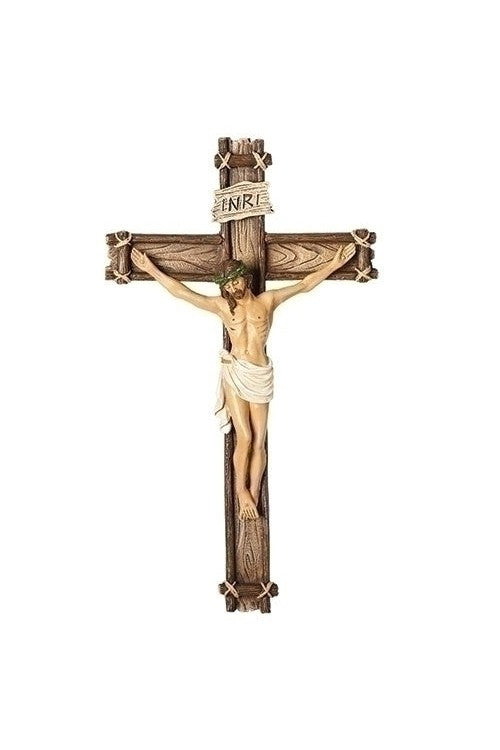 Wood Wall Crucifix - LI24003-Inspirational Gifts-Roman, Inc-Michigan Church Supply